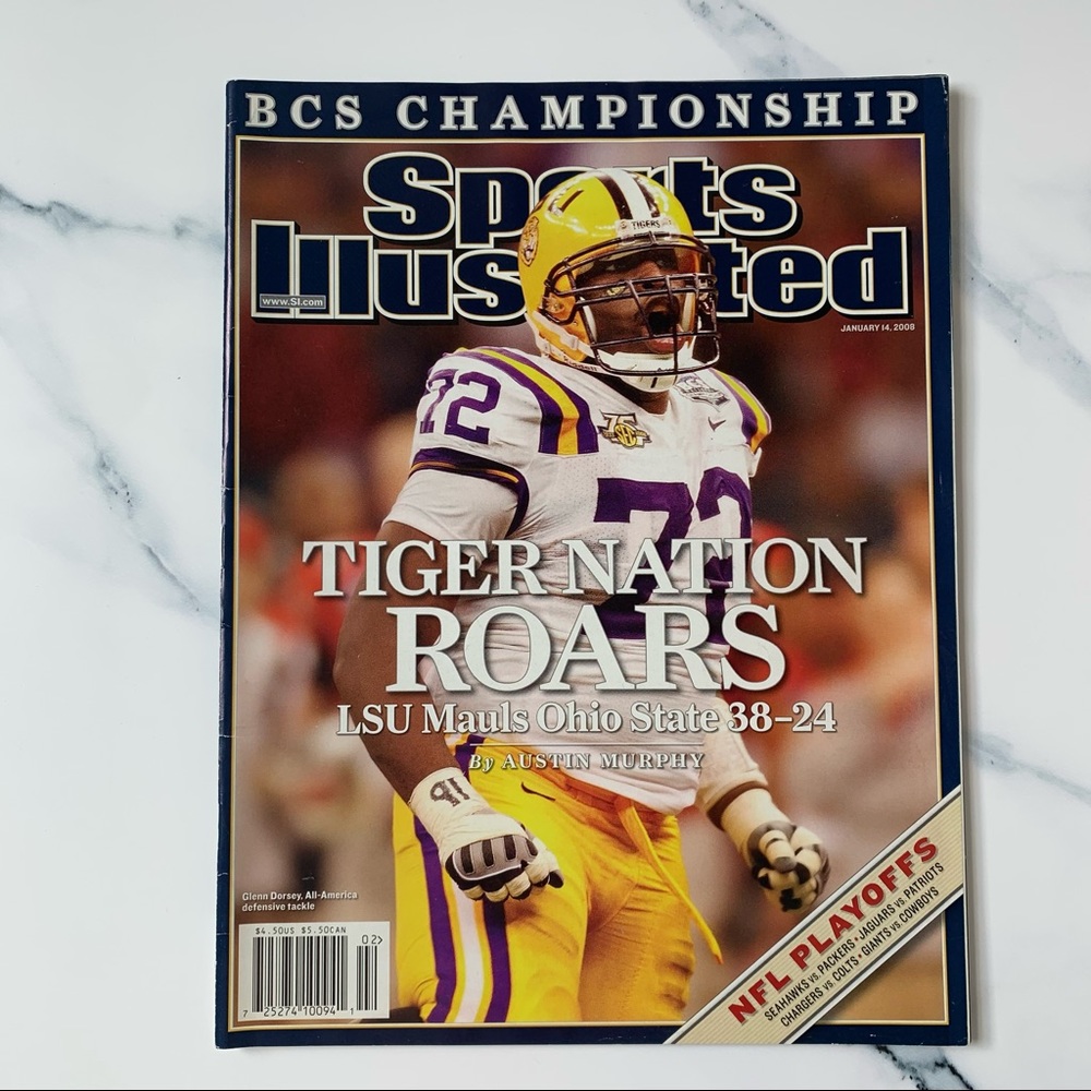 LSU Sports Illustrated Magazine BCS Championship Ohio State January 14, 2008
